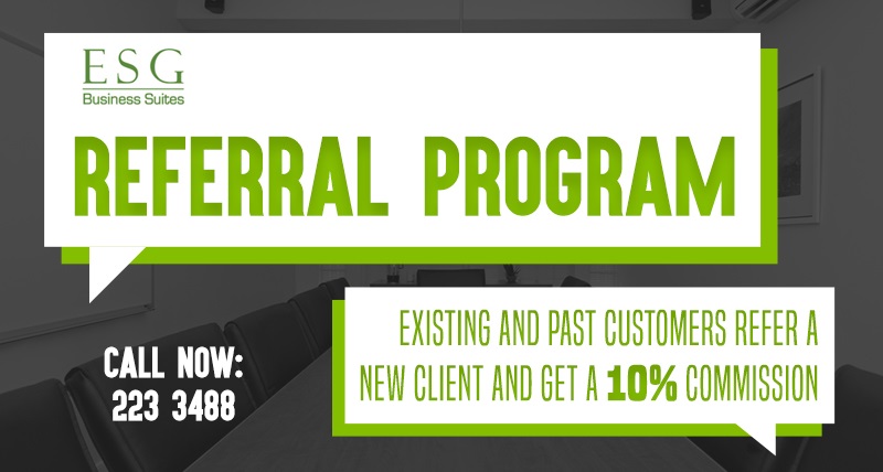 ESG Business Suite referral programs