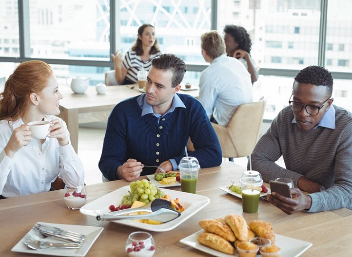 serviced office Cafeteria